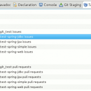 GitHub Task Repository mit Eclipse Mylyn: Das Ergebnis in der View "Task Repositories"